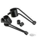 Vintage black 39mm light brackets