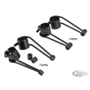 Vintage black 39mm light brackets