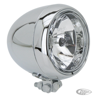 GZP Chrome 4.5" Torpedo style headlight