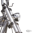 GZP Chrome headlight 3-1/2" bottom mnt T