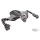 GZP Bronzed large flying skull ornament