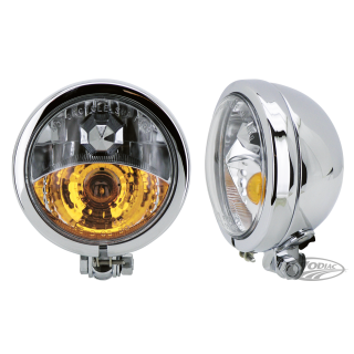 GZP Chrome 4.5" Spotlight w/foglight 12V