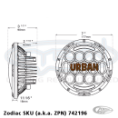 Cyron Urban 7" LED headlightunit
