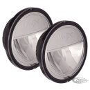 Vision X 4.5" round black passinglampset