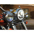 Vision X 4.5" round blk halo passinglamp