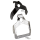 Blk bracket headlight Springer 45-54