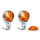 GZP Handlebar indicator lights 1" handle