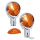 Amber lens f/ZPN 162245 & 162272 E-appr