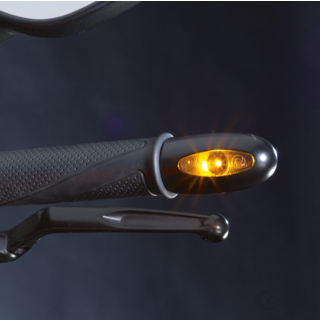 Kmann Turnsignal, Alu, Black, Each