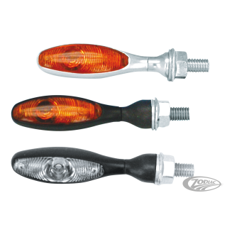 Kmann Micro Turnsignal, Chrome Each