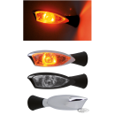 GZP Chrome E-appr LED turn signals, pair