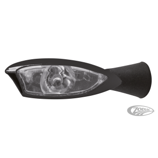 GZP Black E-appr LED turn signals, pair