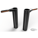 Fr turn signal+fork tube cvr blk XG750