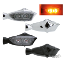 GZP Chrome front Hell-Fire mini LED ligh