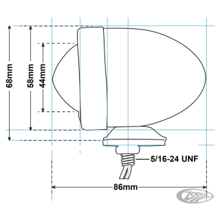 GZP Bullet light Amber