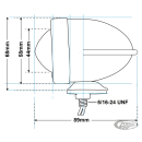 GZP Bullet light winged red
