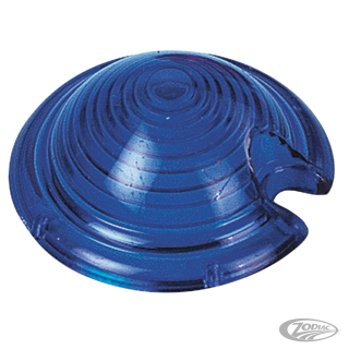 GZP Bullet light lens plastic blue