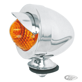 Amber Bullet Light w/Visor, EU approved
