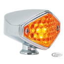 GZP Diamond marker light chrome amber