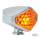 GZP Diamond marker light chrome amber