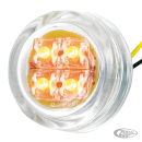 GZP Mini round marker amber LED & clear
