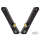 Vitys Front turnsignalkit black/brass