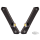 Vitys Front turnsignalkit black/polish