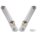 Vitys Front turnsignalkit polish/brass