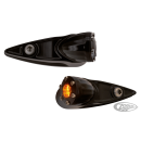 VITY front turnsignals FLTRX15-up Black