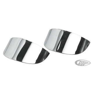 GZP Turn signal visor chr.front FLHT/S 8