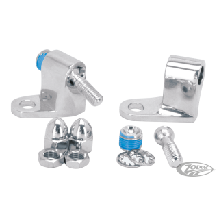 GZP Chrome front horizontal turnsignal mount