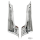 Saddlebag chr fillers w/lghts FLH/T14-UP
