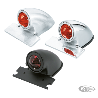 Sparto Taillight, Chrome  w/E-approval