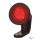 Black taillight 35mm + bracket