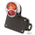 NSC 28 taillight w/horizontal lic.mount