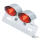 GZP Dual mini cateye taillight w/license