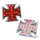 GZP 4" Maltese cross clear lens LED tail
