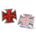 GZP 4" Maltese cross red lens LED tailli