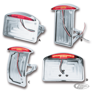 GZP Side mnt lic. plate w LED light Hor/