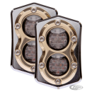 Vitys Taillight/licenseplte kit chr/brs