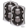 Vitys Taillight/licenseplte kit chr/blk