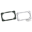 DEEP CUT LICENSE PLATE FRAME BLACK