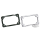 DEEP CUT LICENSE PLATE FRAME BLACK