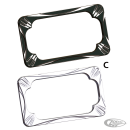DEEP CUT LICENSE PLATE FRAME CHROME
