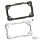 DEEP CUT LICENSE PLATE FRAME CHROME