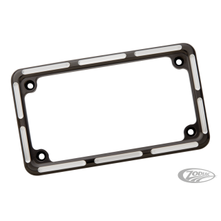 SLOT TRACK LICENSE FRAME BK