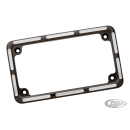 SLOT TRACK LICENSE FRAME BK
