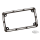SLOT TRACK LICENSE FRAME BK