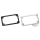 BEVELED LICENSE FRAME BK
