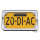 GZP LED License plate light